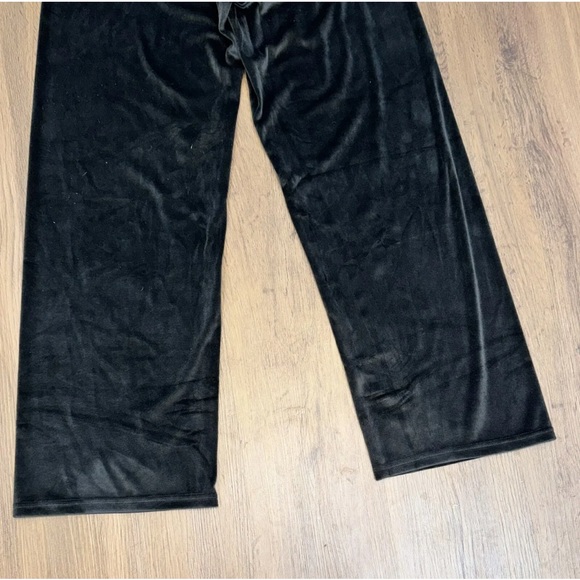 Size XL NWT Juicy Couture Sleepwear PJ Set Top & Pants Color Black - Picture 9 of 11